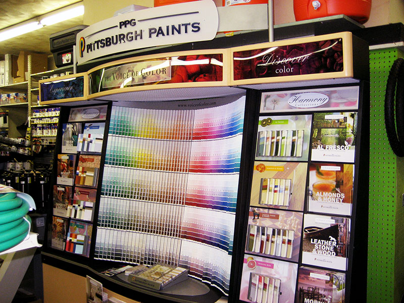How can you find stores that sell Pittsburgh Paints?